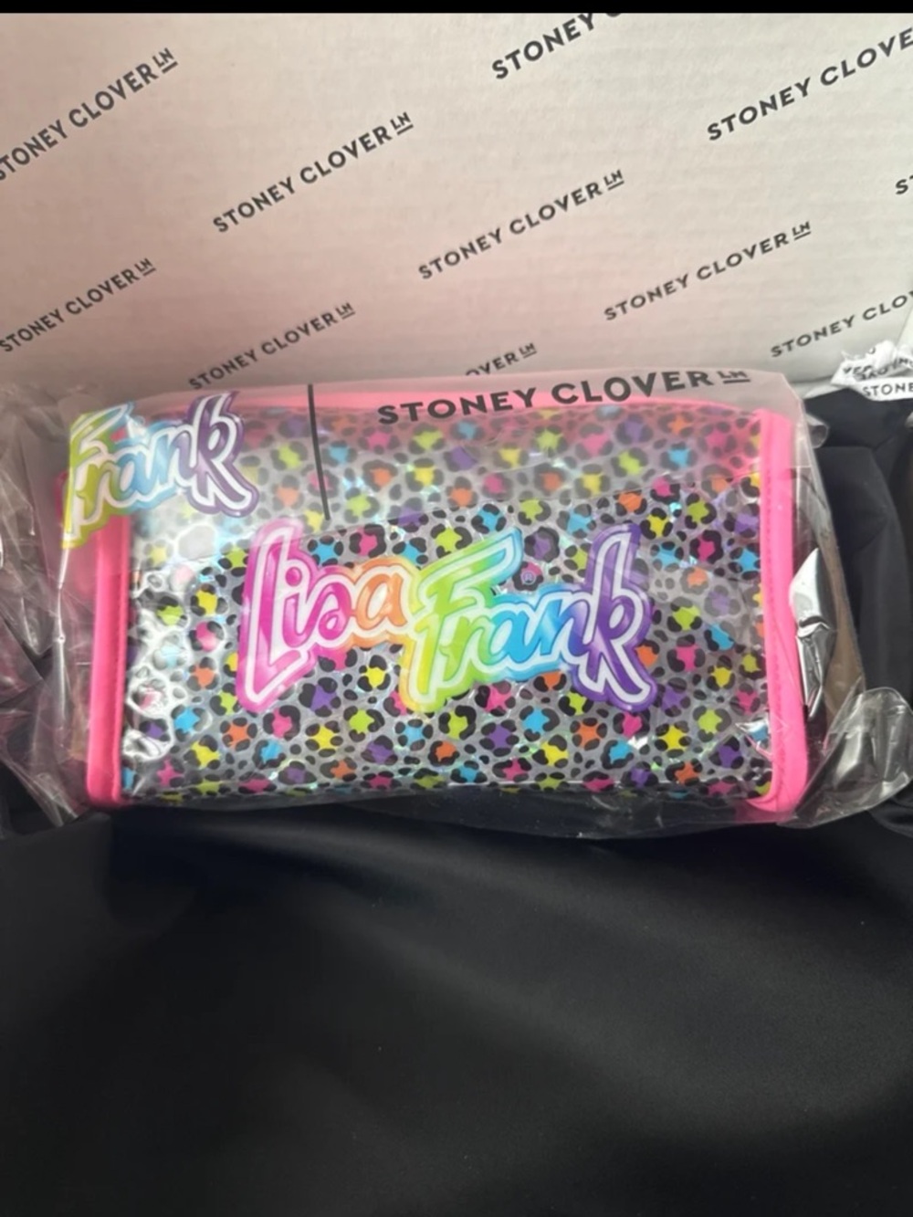 BNWT Stoney Clover Lane x Lisa Frank Travel Pouch